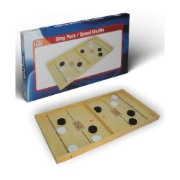Hot Games Slingshot puck spel groot 54 x 27 cm. Gezelschapsspellen